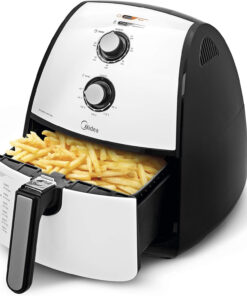 Fritadeira Airfryer Sem Óleo, 4L, Branco, 127V, Midea