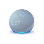 Echo Dot 5ª geração com Relógio | Smart speaker com Alexa | Display de LED ainda melhor | Cor Branca