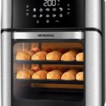 Fritadeira Air Fryer Forno Oven 12 Litros, Mondial, Preto/Inox, 2000W, 110V - AFO-12L-BI